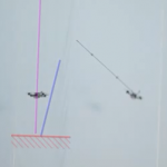 Quadrocopter Pole Acrobatics 