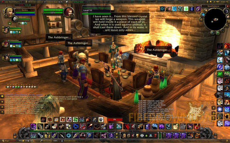 World of Warcraft Bonkers Interface